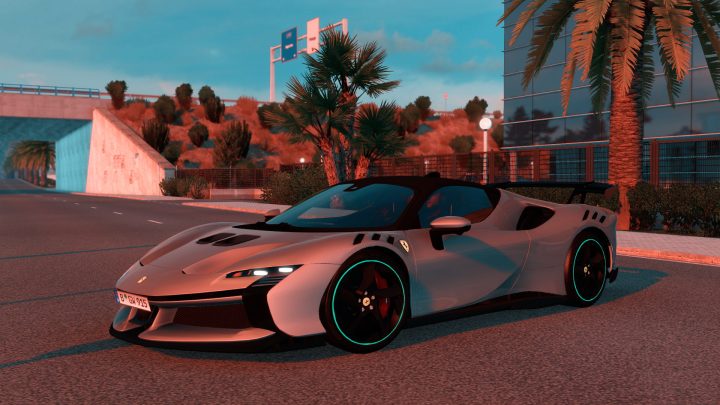 MOD ETS2 – Xe Hơi 2024 Ferrari SF90xx Stradale (1.55)